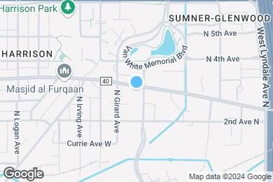 Map image of the property - Miro Apartments