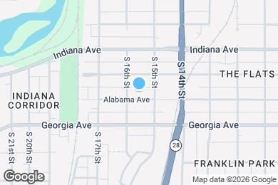 Map image of the property - 1522 Alabama Ave