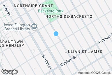 Map image of the property - 421 N 13th St