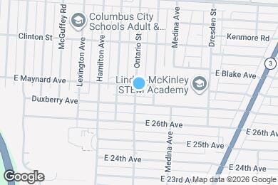 Map image of the property - 2144 Ontario St