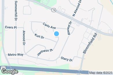 Map image of the property - 3931 Hartness St
