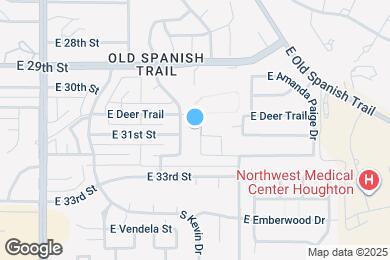 Map image of the property - 2116 S Thunder Tanner Dr