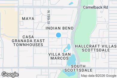 Map image of the property - 7835 E Glenrosa Ave