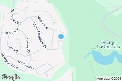 Map image of the property - 4560 Stone Mountain Dr