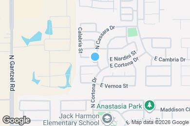 Map image of the property - 878 E Pollino St