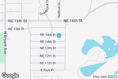 Map image of the property - 3329 NE 14th St