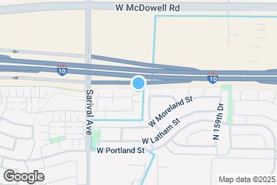 Map image of the property - 16208 W Culver St