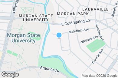 Map image of the property - 2701 Woodsdale Ave