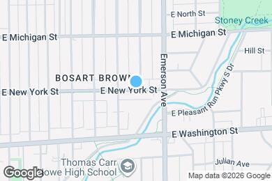 Map image of the property - 5028 E New York St