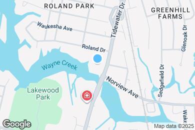 Map image of the property - 6115 Tidewater Dr