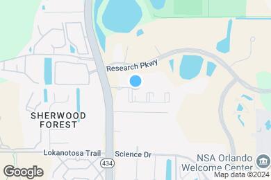 Map image of the property - Boardwalk at Alafaya Trail