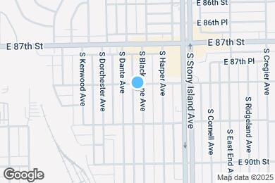 Map image of the property - 8808 S Blackstone Ave