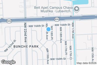 Map image of the property - 16461 NW 19th Ave