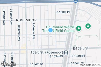 Map image of the property - 10159 S Rhodes Ave