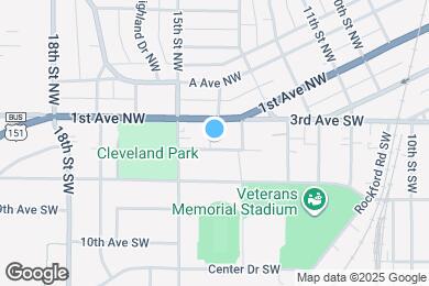 Map image of the property - 1400 7th Ave SW