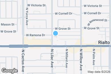 Map image of the property - 475 W Ramona Dr