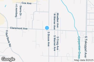 Map image of the property - 4100 Claremont Ave