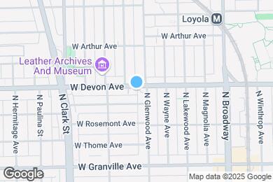 Map image of the property - 1415 W Devon Ave