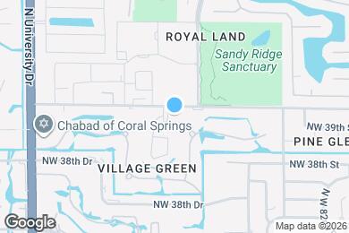 Map image of the property - Fairway Views - 8740 NW 40 St Coral Springs, FL 33065