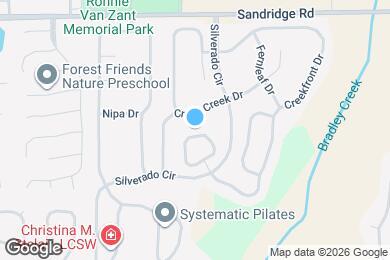 Map image of the property - 2704 Creekfront Dr