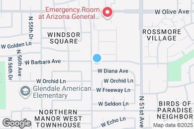 Map image of the property - 5241 W Barbara Ave
