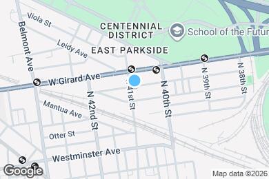 Map image of the property - 1119 N 41st St