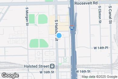 Map image of the property - 1407 S Halsted St