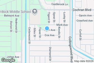 Map image of the property - 17389 Tyler Ave
