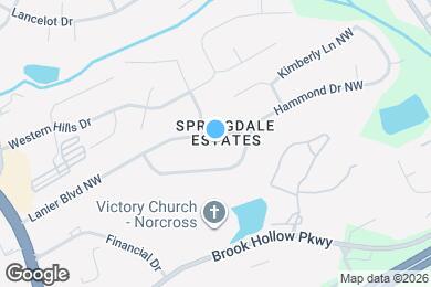 Map image of the property - 5848 Lanier Blvd