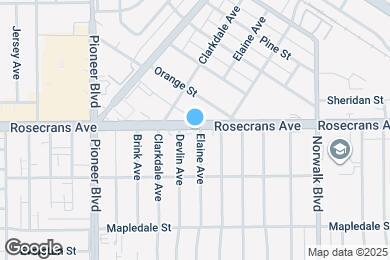 Map image of the property - 11946 Rosecrans Ave