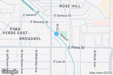 Map image of the property - 5913 E Lester Dr