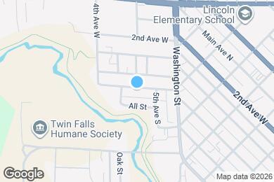 Map image of the property - 851 4th Ave W