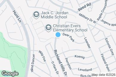Map image of the property - 1618 Richland Hills Dr