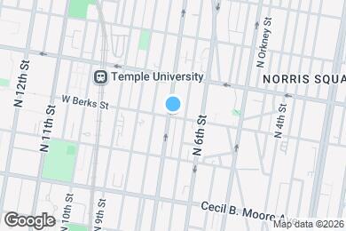 Map image of the property - 695 W Berks St