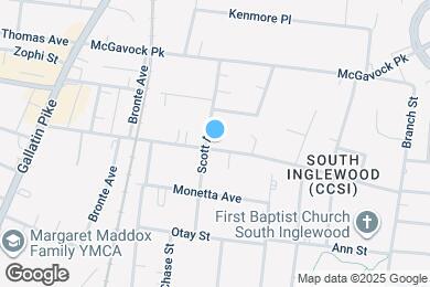Map image of the property - 1403 Litton Ave