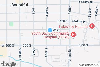 Map image of the property - 335 South 200 East