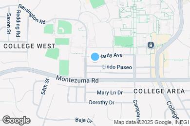 Map image of the property - 5540 Lindo Paseo