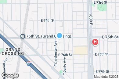 Map image of the property - 1415 E 75th St
