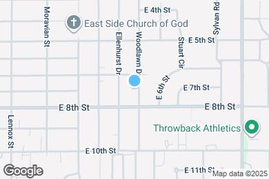 Map image of the property - 619 Woodlawn Dr