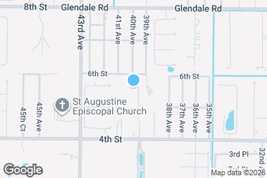 Map image of the property - 545 39th Ct