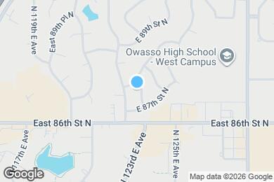 Map image of the property - 8708 N 124th East Ave