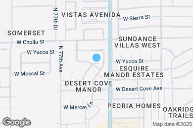 Map image of the property - 7540 W Mescal St