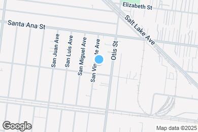 Map image of the property - 8176 San Vincente Ave
