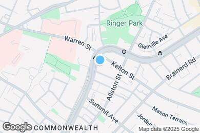 Map image of the property - 1450 Commonwealth Ave