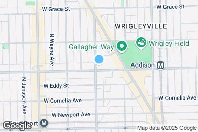 Map image of the property - 1148 W Addison St