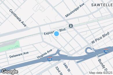 Map image of the property - 2226 S Carmelina Ave