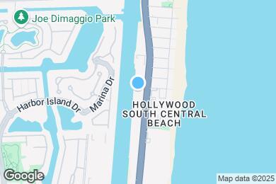 Map image of the property - 2600 S Ocean Dr