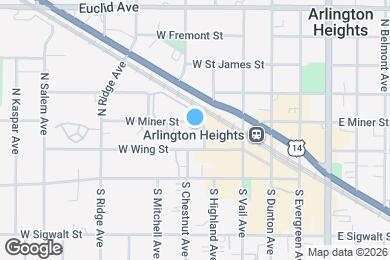 Map image of the property - 205 W Miner St