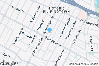 Map image of the property - 127 1/2 N Mountain View Ave
