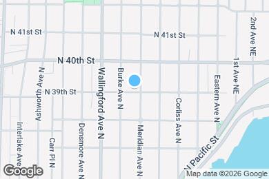 Map image of the property - 3903 Meridian Ave N